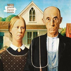 Grant Wood - American Gothic 1000 Piece Jigsaw Puzzle