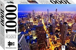 Chicago At Twilight 1000 Piece Jigsaw Puzzle