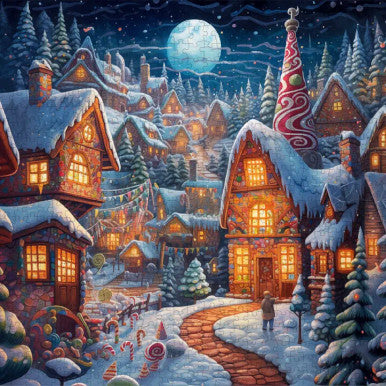 Gingerbread Grove 1000 piece puzzle