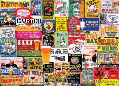 Alcohol Assortment 4-1000 piece puzzles