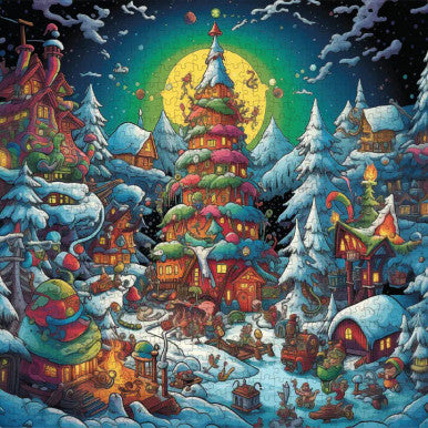 Snowflake Square 1000 piece puzzle