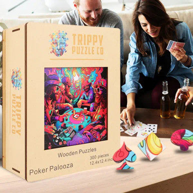 Poker Palooza Wooden 300 piece puzzle