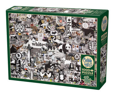 Black and White: Animals 1000 piece puzzle