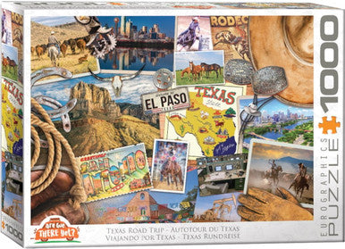 Texas - Road Trip 1000-Piece Puzzle