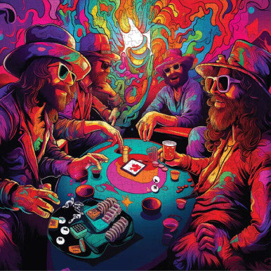 Poker Palooza Wooden 300 piece puzzle