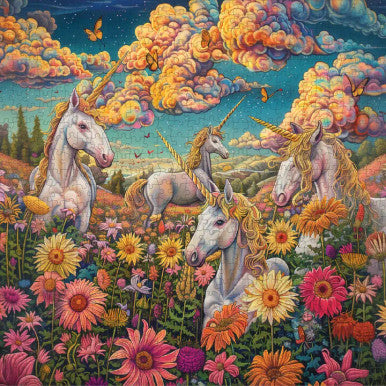 Unicorn Utopia 1000 piece puzzle