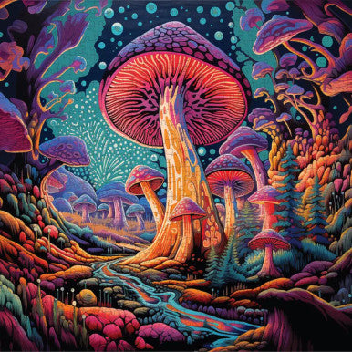 Mystical Mushroom 1000 piece puzzle