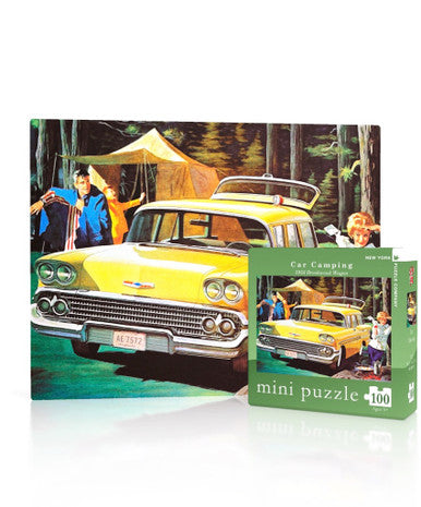 Car Camping Mini 100 piece jigsaw puzzle