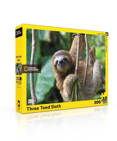 Three Toed Sloth 500 piece puzzle