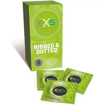 Exs Ribbed and Dotted 12 Pack