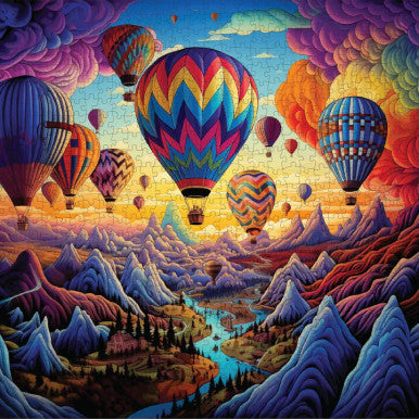 Rainbow Ride 1000 piece puzzle